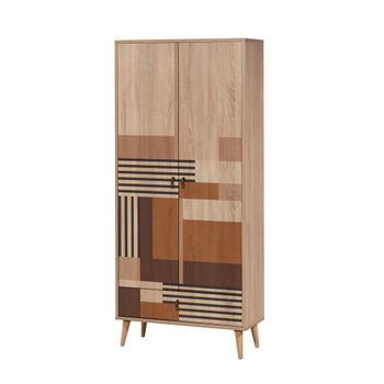 Armario City Multicolor 80x190x45 Cm