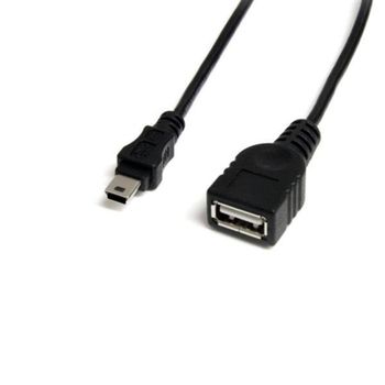 Cable USB A a Mini USB StarTech 0,3 m Negro