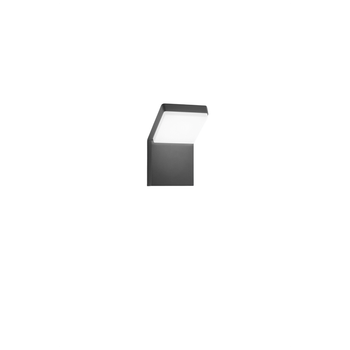 Aplique Led De Pared Piega De 20 W, Temperatura De Color Correlacionada (cct) 3000 K, 4000 K Y 6000 K, 1600 Lm, Ip65, Color Antracita - Perenz