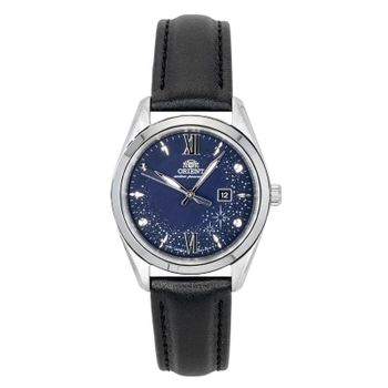 reloj solar mujer Orient Stretto RA-WG0605L 32.1mm cristal de zafiro 29 grs. 50m WR correa de cuero