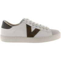 victoria zapatillas berlin piel serraje kaki para hombre