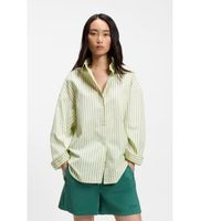 boss para mujer 50559241 camisa bostatta verde 36 casual algodon manga larga
