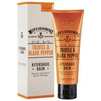 the scottish fine soaps company mens grooming thistle and black pepper aftershave balm 75ml