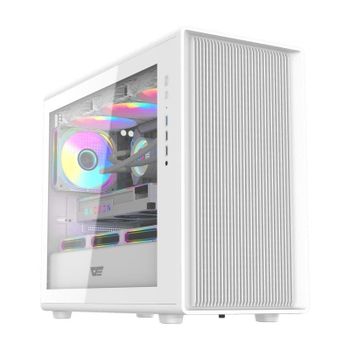 Caja PC Darkflash DB460M Blanca M-ATX/ITX Cristal Templado