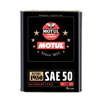 Aceite motor 4T Motul 50W Classic 2lt