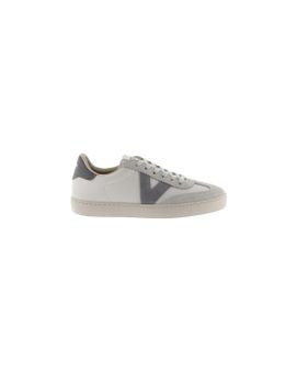 Zapatillas Victoria Berlin Ciclista Efecto Piel & Serraje Gris Mujer