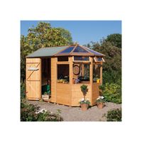 rowlinson garden potting store in honey brown