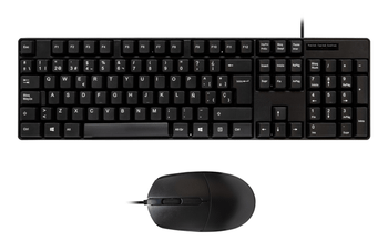 TECLADO Y MOUSE UNYKAch UK50545 OEM CABLE 1.5m 1200DPI COLOR NEGRO