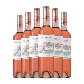 Vino Rosado Trapella Empordà Joven 75 Cl 13% Vol. (pack De 6 Unidades)