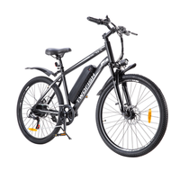 bicicleta electrica twofish tf01 36 v 250 w 15 ah 26 todoterreno negro y blanco