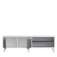 mueble tv noyan blanco antracita