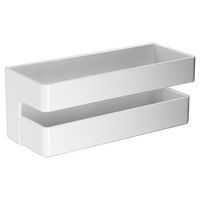 portasapone frontal en pvc acabado blanco opaco diseno funcional y resistente