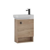 mueble para lavabo  - 53 x 33 x 75 cm - roble
