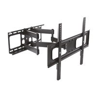 aisens - soporte pro giratorio inclinable y nivelable para monitortv 37-70 pulgadas negro