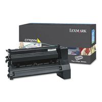 lexmark c7702yh original yellow high yield toner cartridge