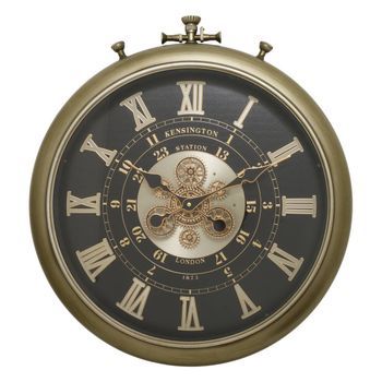 Reloj Fran, 8,5 X 52 Cm, Negro - Atmosphera Createur D'interieur