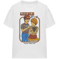 steven rhodes camiseta rainy day fun para mujer