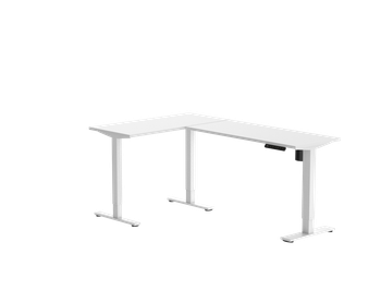 Mesa de Trabajo Elevable en L con Tablero