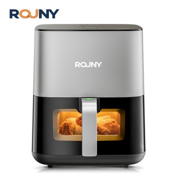 Freidora de Aire de 5L con Tecnología Miui-Cyclone, Horno Eléctrico sin Aceite con Control Táctil y Cesta Antiadherente, Ventana Visible
