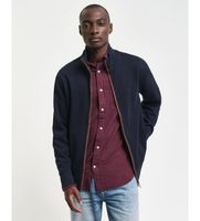 gant para hombre 2028042 cardigan sacker rib con cremallera marino xxl casual algodon