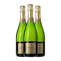 privat brut nature cava reserva 75 cl 12 vol pack de 3 unidades