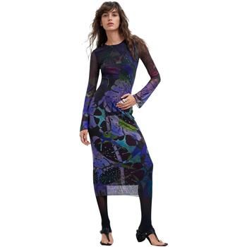 Desigual Vestido largo VEST_LEAFS_LACROIX 26WWVK01 para mujer