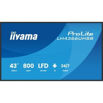 Monitor iiyama LH4366UHSB-B1AG 43