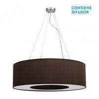 colgante grande haiti 4xe27 cromomarron regx80x80 cm