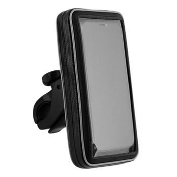 Soporte Moto Universal Manillar Funda Impermeable Hasta 7