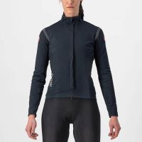 castelli womens perfetto ros 2 jacket - xs - light blackblack