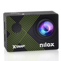 camara de accion nilox 4k ultra hd 8mp pantalla lcd 64gb estabilizador wifi negra