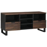 unidades de tv 100 x 33 x 46 cm nogal madera de ingenieria vidaxl
