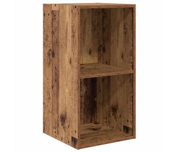 Mueble para tv montado en la pared madera vieja 37 x 37 x 72 cm