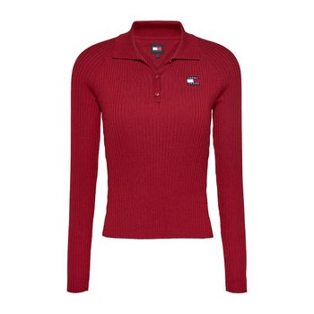 Tommy Jeans Jersey Rojo DW0DW19803-XIT