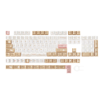 Juego de teclas EPOMAKER Opalux, 134 teclas, perfil Cherry para teclado para juegos con diseño ANSI de 60%/65%/75%/TKL/1800/tamaño completo, compatible con MX