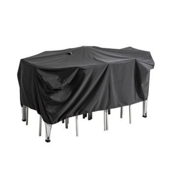 Funda Para Mesa, De 170 Cm, Polietileno De Alta Densidad (hdpe), Color Gris, 110x170x60 Cm