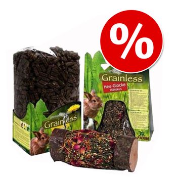 Set ahorro para conejos: comida + snacks - Set de 3 piezas