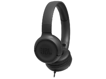 REACONDICIONADO Seminuevo Muy bueno Auriculares - JBL Tune 500, Pure Bass Sound, Micrófono, Plegables, Control volumen, Negro