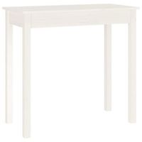 mesa consola  mesa de entrada  mesa auxiliar de madera maciza de pino blanco 80x40x75 cm