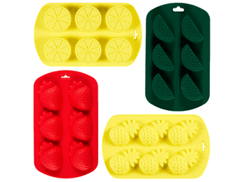 Molde - CMP Paris Cubitos de hielo, Con formas fruta, 6 cubitos, Color Aleatorio