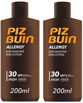 Piz Buin Allergy Crema Solar SPF30 2x200 ml