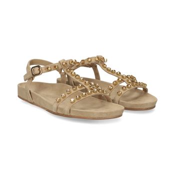 Kennel & Schmenger Sandalias Planas Mujer - Beige Talla 38
