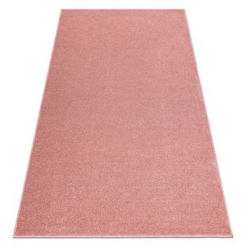 Alfombra Eton Plus Color Rosa Empolvado, Monocromática, Uniforme, Lis 150x300 Cm