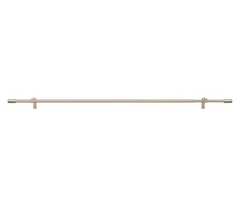 Barra cortina extensible airpure 120-210cm gris mate