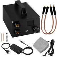 soldador portatil doble pulso lcd 250 niveles para laminas niquel