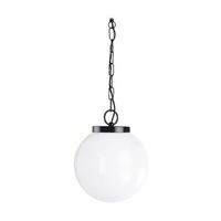 dopo lighting - lmpara de techo globo r250mm boom ip43 e27 mx 42w negro