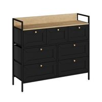 comoda belaro 98 x 85 cm con 7 cajones vicco