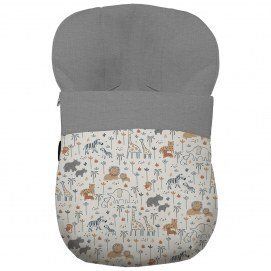 2024 Saco Grupo Cero Selva Gris Dydados London Estampado Punto Gris