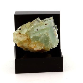 Fluoritis Blanca Y Verde: Piedra Natural De Francia, Pratclaux, Haute -loire | Mineral De Colección Rara | 83.9 Ct - Certificado De Autenticidad