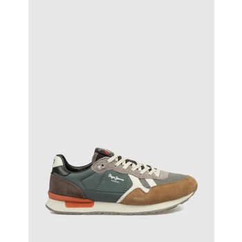 Pepe jeans Zapatillas ZAPATILLA BRIT ESSENCE VERDE para hombre